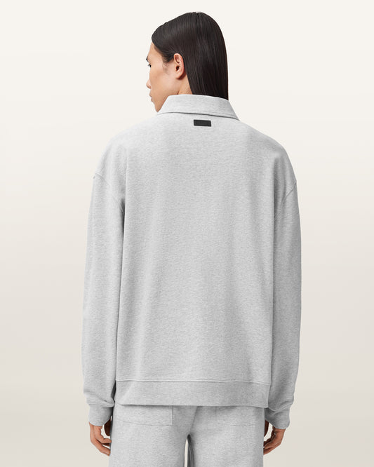 Light Gray סווטשירט פולו לגברים Milo ALLSAINTS