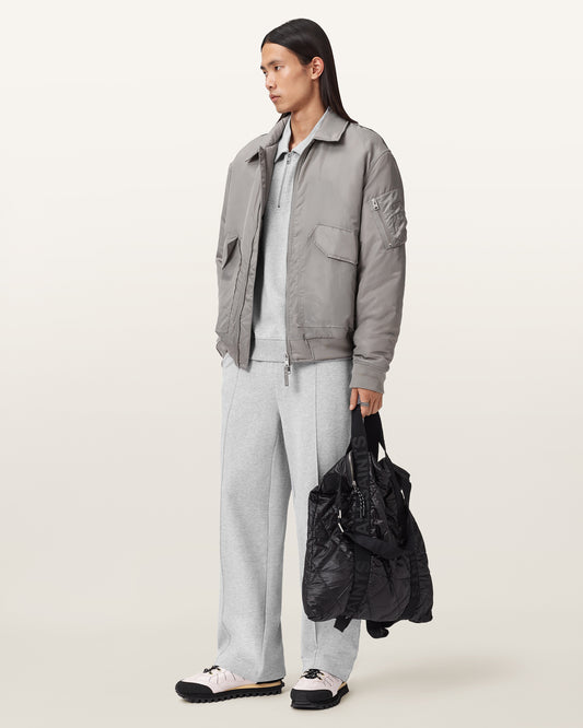 Antique White סווטשירט פולו לגברים Milo ALLSAINTS