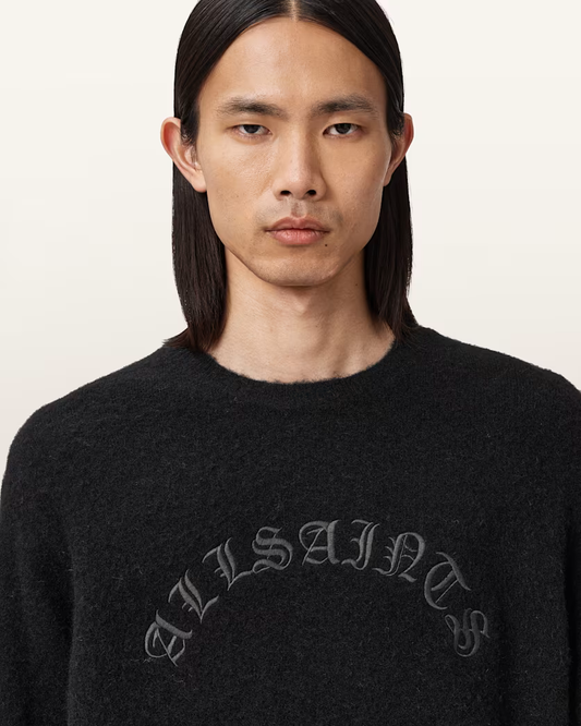 Black סוודר לגברים Curv ALLSAINTS