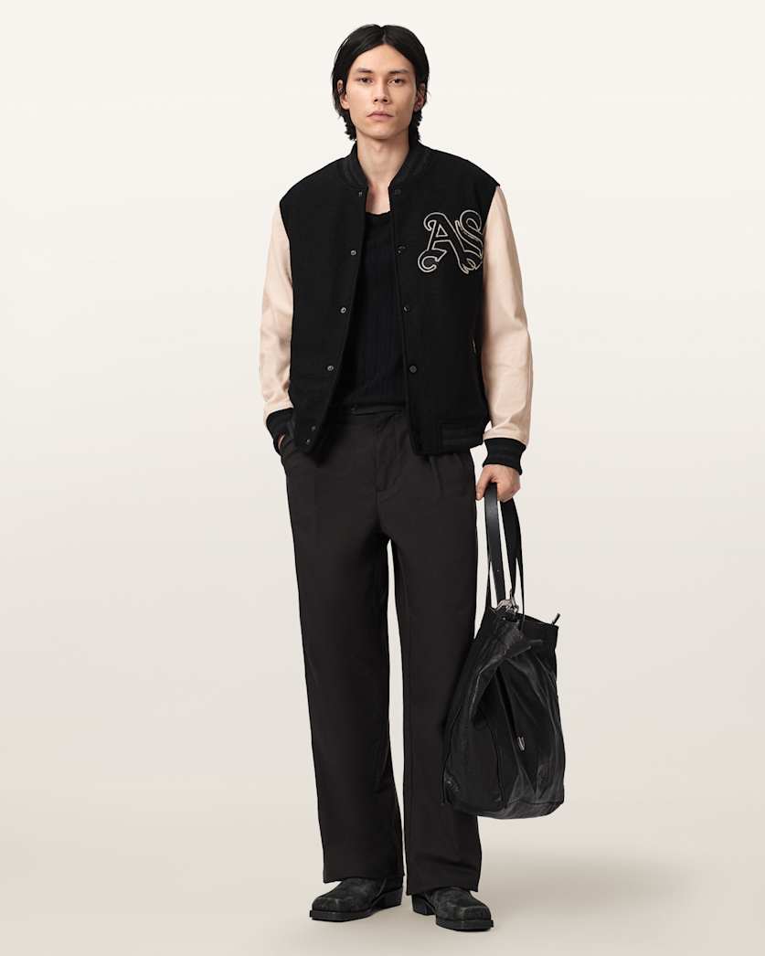 Seashell ג'קט עור לגברים Biker Jacket ALLSAINTS