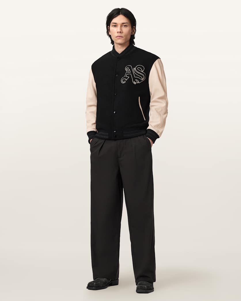 Seashell ג'קט עור לגברים Biker Jacket ALLSAINTS