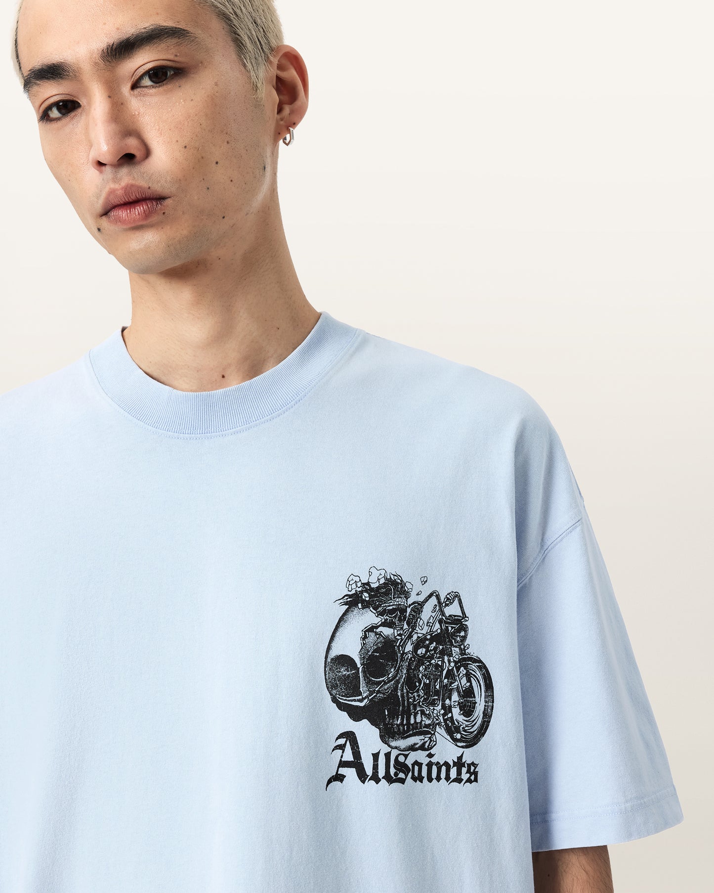 Lavender טי שירט קצרה לגברים Panhead ALLSAINTS