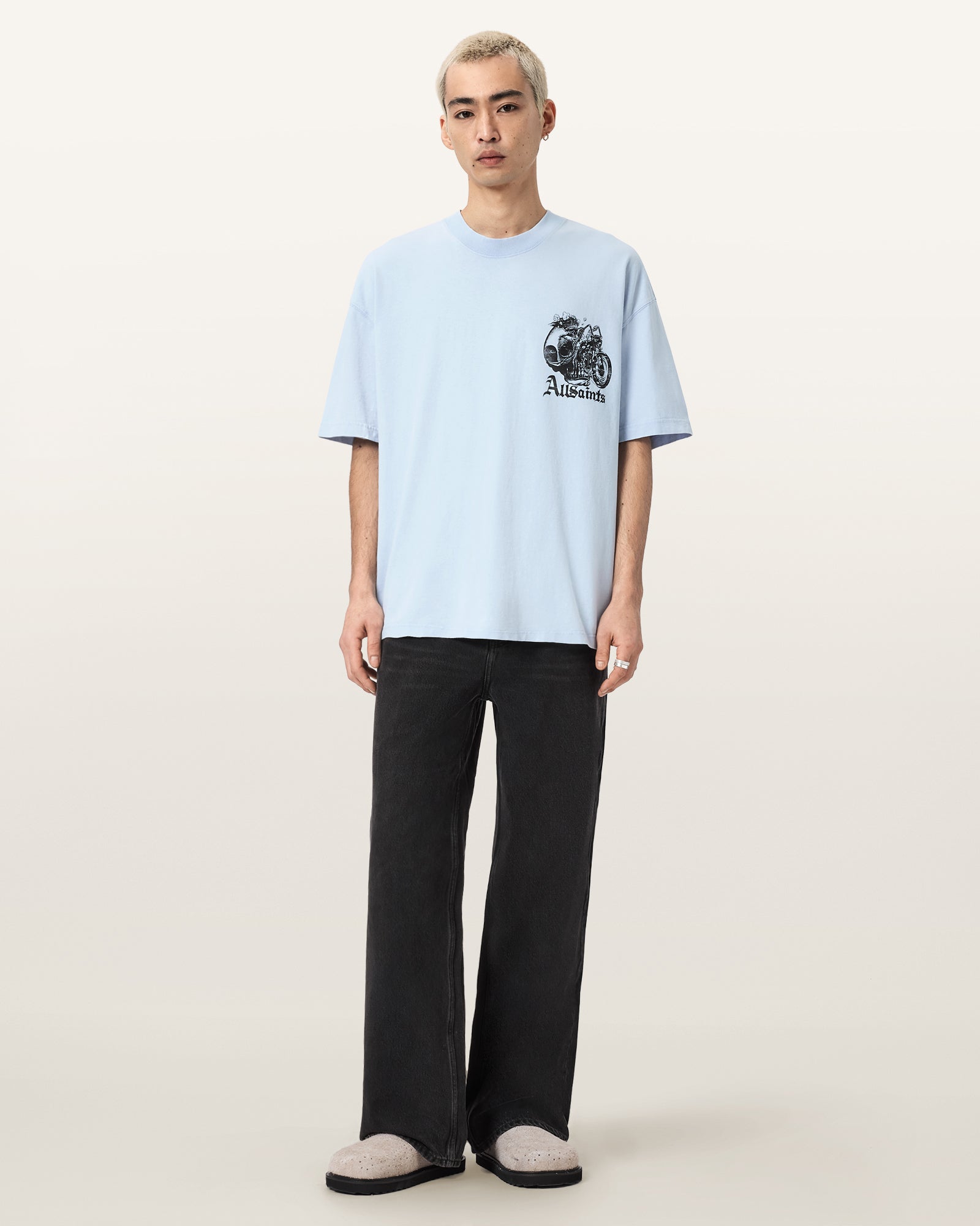 Seashell טי שירט קצרה לגברים Panhead ALLSAINTS