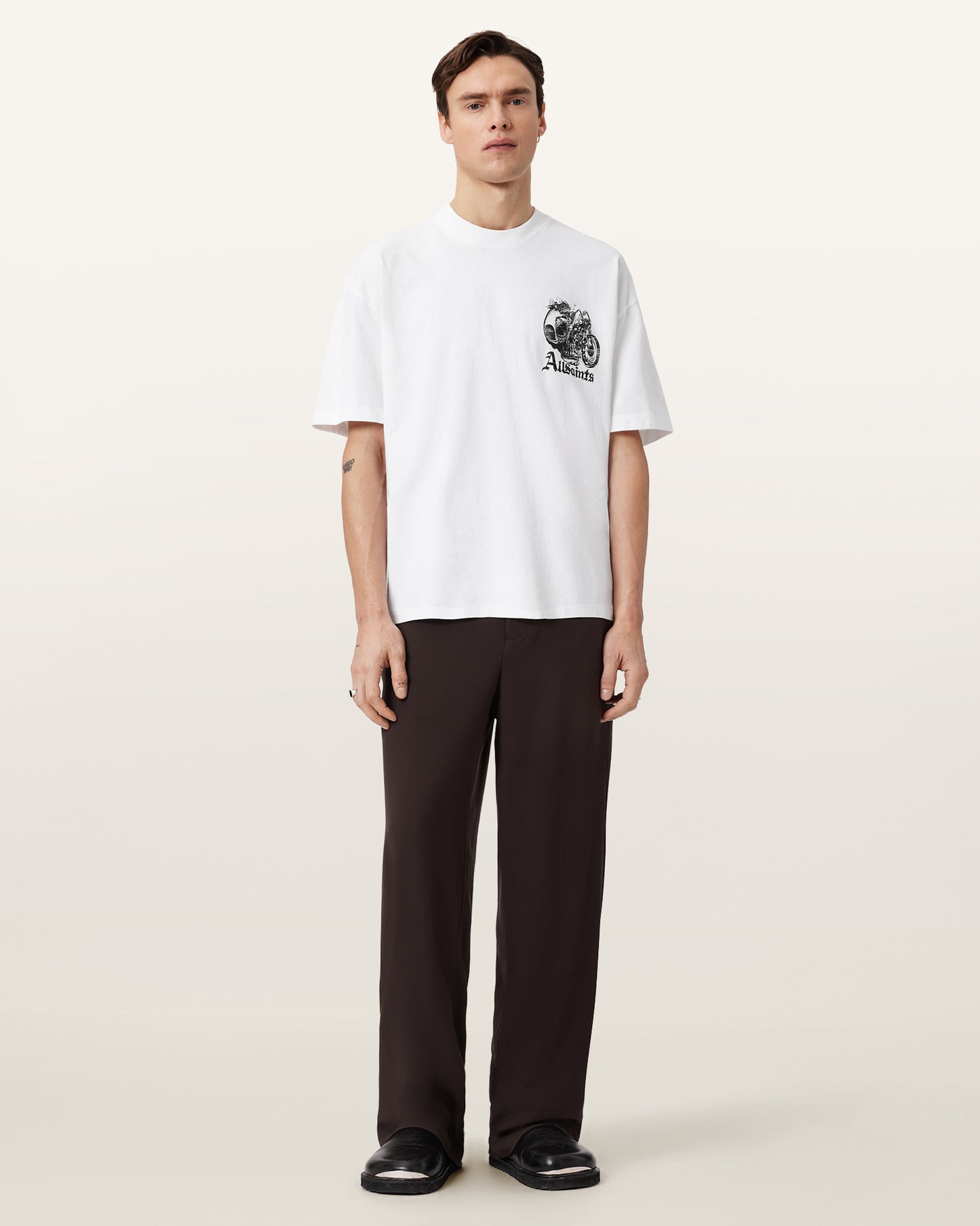 Seashell טי שירט קצרה לגברים Panhead ALLSAINTS