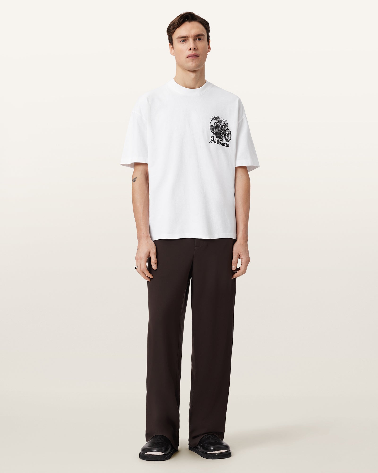 Seashell טי שירט קצרה לגברים Panhead ALLSAINTS