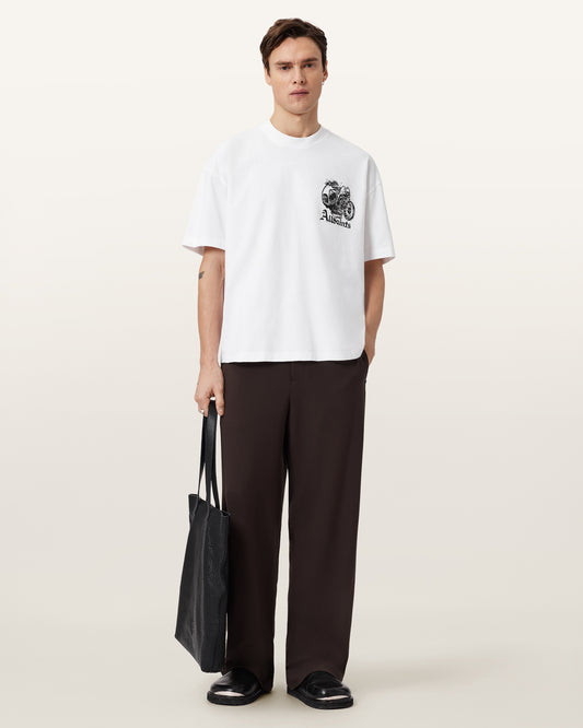 Seashell טי שירט קצרה לגברים Panhead ALLSAINTS