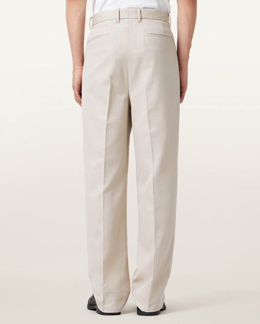 Light Gray מכנסיים ארוכים לגברים Tallis Straight ALLSAINTS