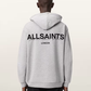 Light Gray קפוצ'ון לגברים Halcyon ALLSAINTS