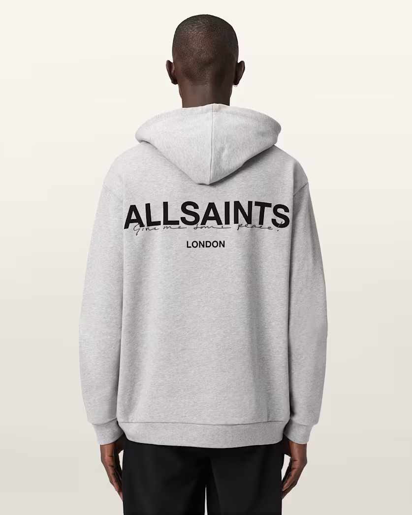 Light Gray קפוצ'ון לגברים Halcyon ALLSAINTS