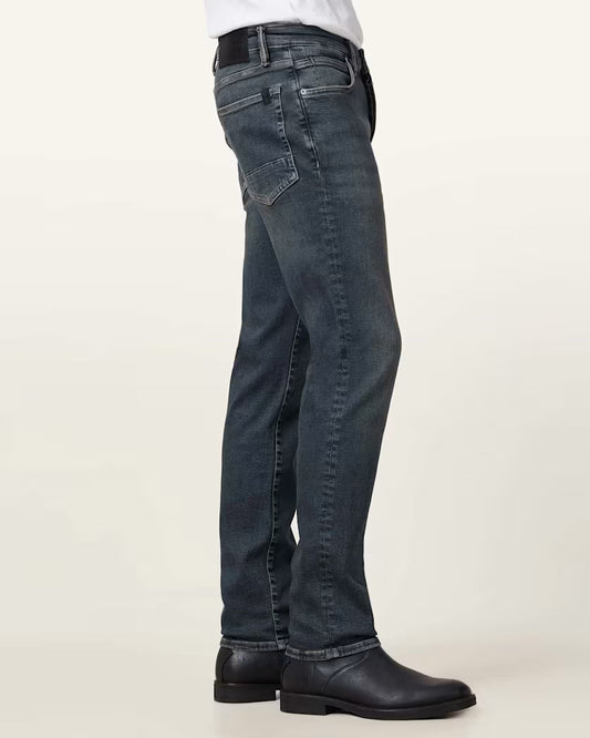 Dark Slate Gray ג׳ינס ארוך לגברים Sid – Slim Fit ALLSAINTS