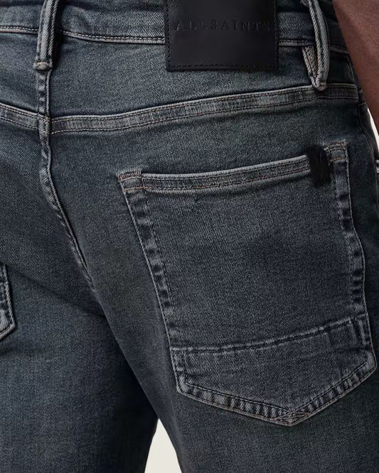 Dark Slate Gray ג׳ינס ארוך לגברים Sid – Slim Fit ALLSAINTS