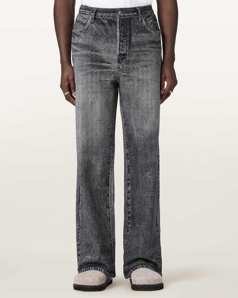 Antique White ג'ינס ארוך לגברים  Lenny -  Loose Fit ALLSAINTS