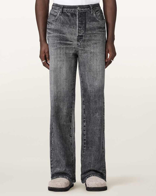 Antique White ג'ינס ארוך לגברים  Lenny -  Loose Fit ALLSAINTS