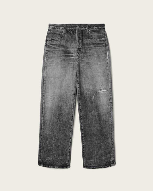 Dark Slate Gray ג'ינס ארוך לגברים  Lenny -  Loose Fit ALLSAINTS