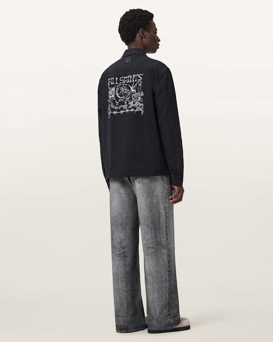 Seashell ג'ינס ארוך לגברים  Lenny -  Loose Fit ALLSAINTS