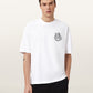 White Smoke טי שירט קצרה לגברים Terra ALLSAINTS