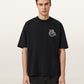 Black טי שירט קצרה לגברים Terra ALLSAINTS
