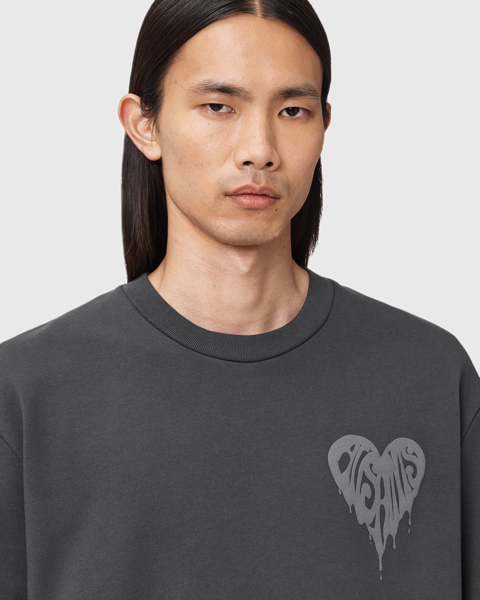 Light Gray סווטשירט לגברים Trip ALLSAINTS