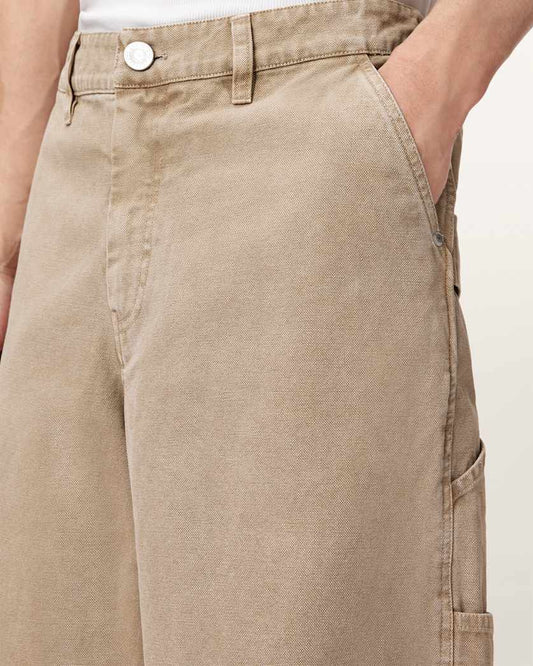 Tan מכנסיים קצרים לגברים Jackson ALLSAINTS