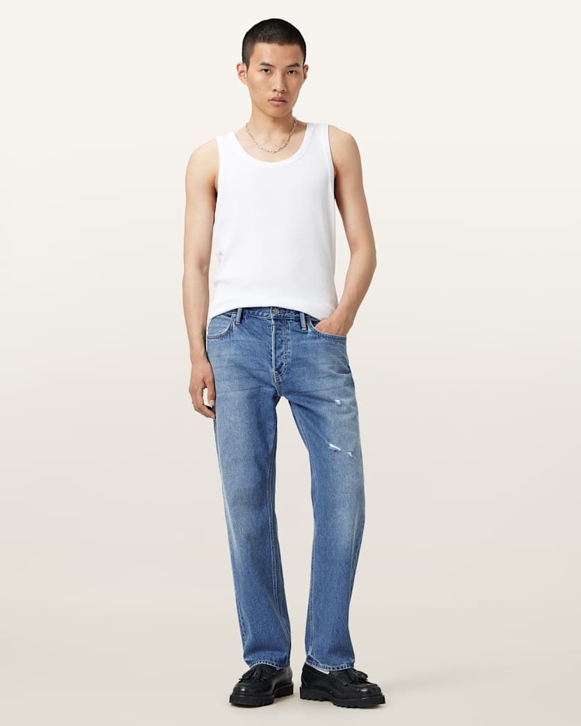 Seashell ג'ינס ארוך לגברים Straight Denim ALLSAINTS