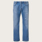 Dark Slate Blue ג'ינס ארוך לגברים Straight Denim ALLSAINTS