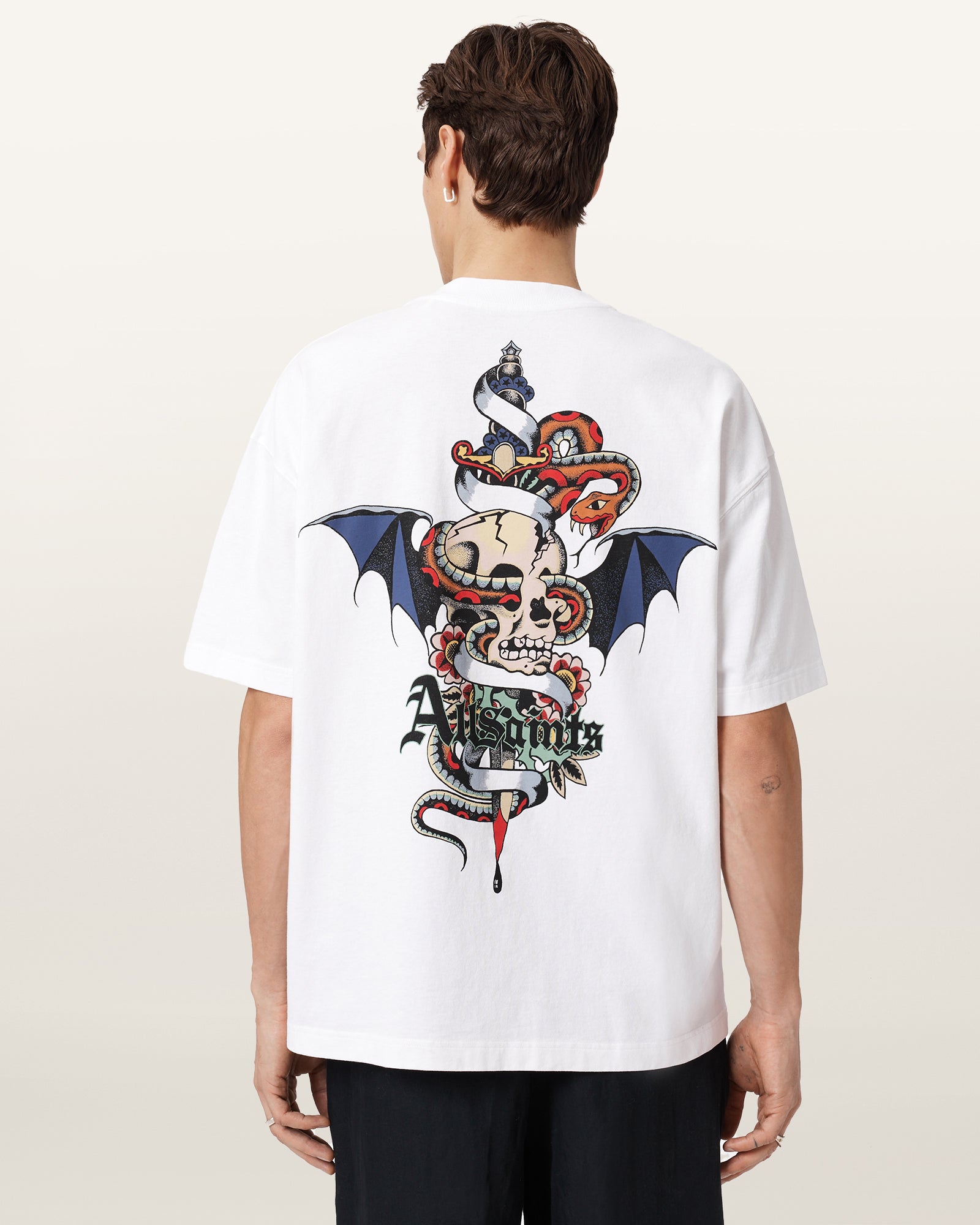 Seashell טי שירט קצרה לגברים Blade ALLSAINTS