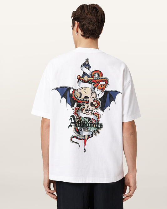 Seashell טי שירט קצרה לגברים Blade ALLSAINTS