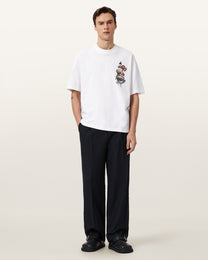 Seashell טי שירט קצרה לגברים Blade ALLSAINTS
