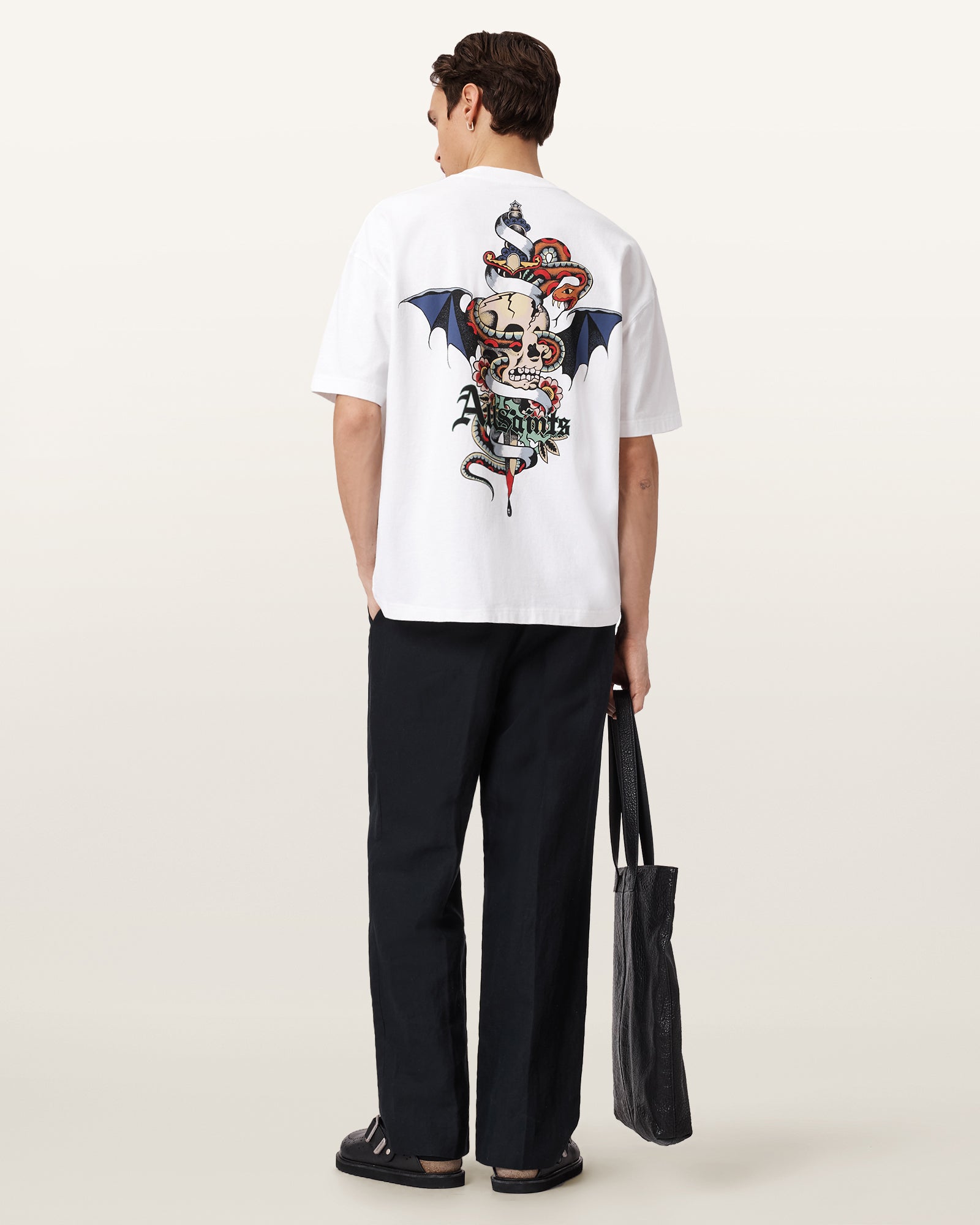 Seashell טי שירט קצרה לגברים Blade ALLSAINTS