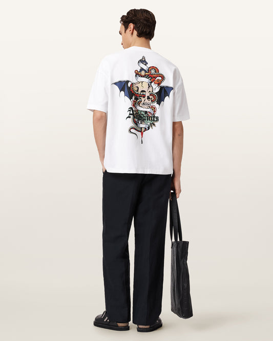 Seashell טי שירט קצרה לגברים Blade ALLSAINTS