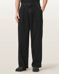 Dark Slate Gray ג׳ינס לגברים Daze Pleated - Wide Leg ALLSAINTS
