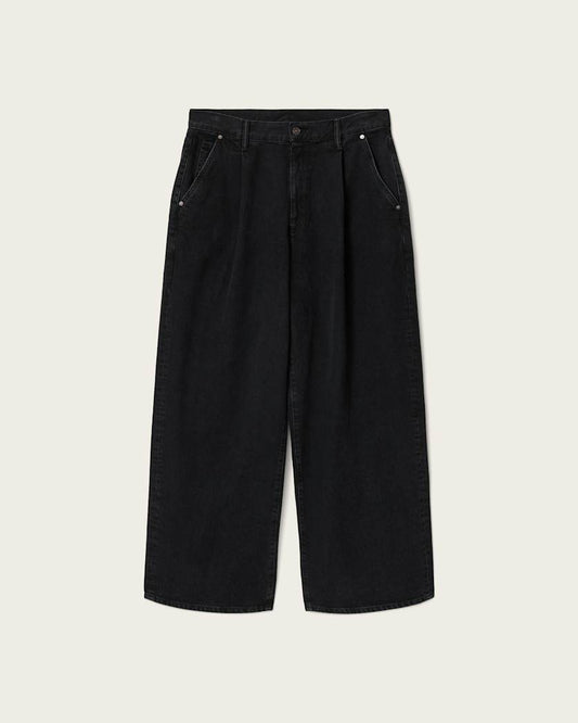 Black ג׳ינס לגברים Daze Pleated - Wide Leg ALLSAINTS