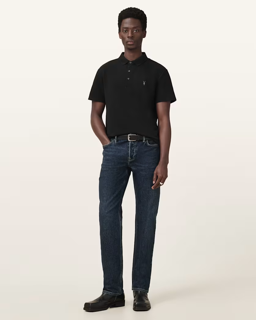 Beige חולצת פולו לגברים Theo ALLSAINTS