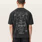 Dark Slate Gray טי שירט קצרה בוקסית לגברים Ignis ALLSAINTS