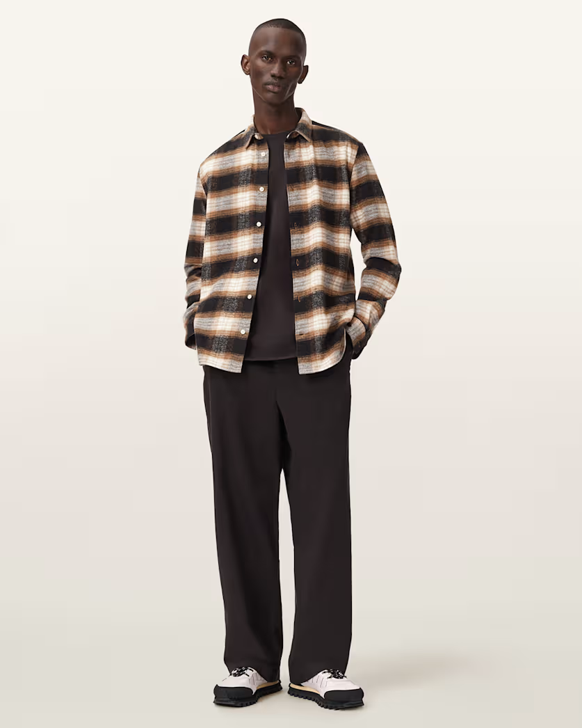 Beige מכנסיים אלגנטים ארוכים Juku ALLSAINTS