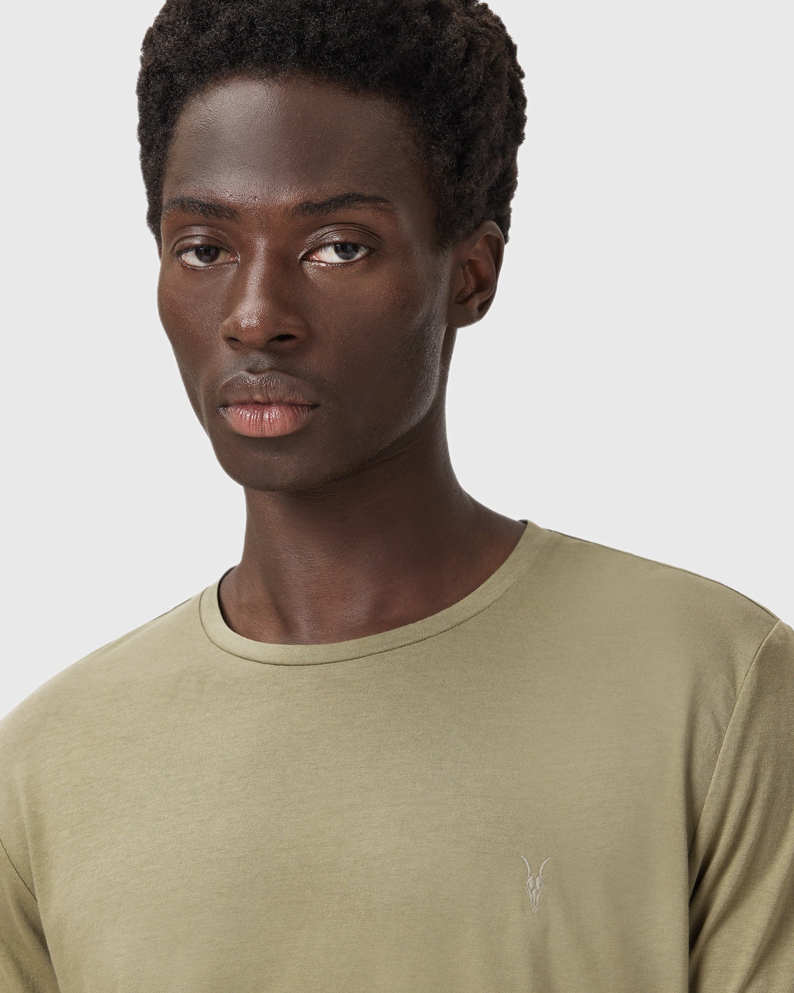 Rosy Brown טי שירט קצרה לגברים Tonic ALLSAINTS