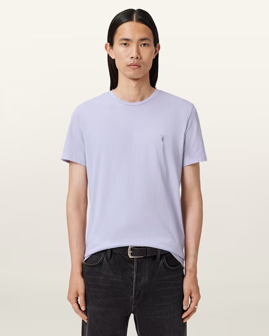 Light Gray טי שירט קצרה לגברים Tonic ALLSAINTS