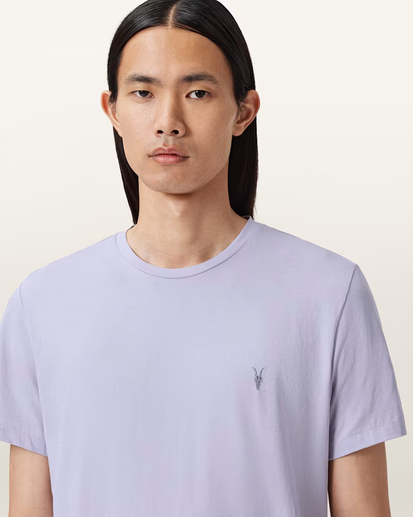 Light Gray טי שירט קצרה לגברים Tonic ALLSAINTS