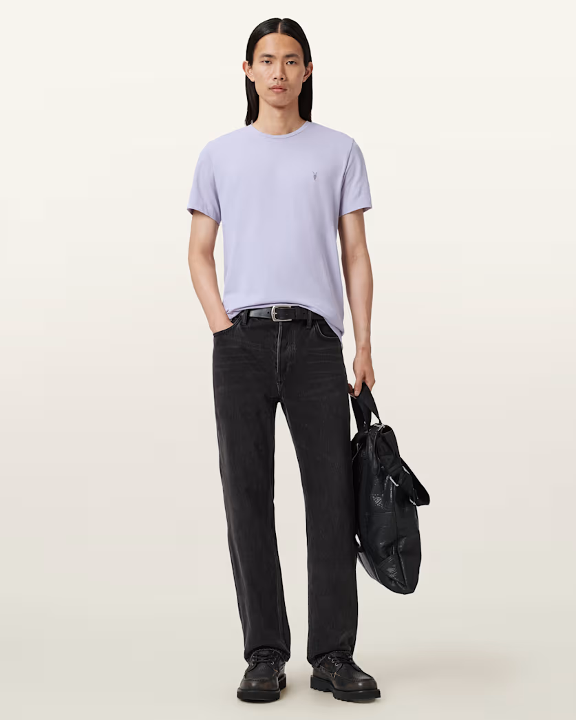 Antique White טי שירט קצרה לגברים Tonic ALLSAINTS