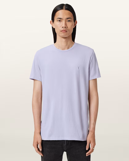 Light Gray טי שירט קצרה לגברים Tonic ALLSAINTS