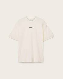 Antique White טי שירט קצרה לגברים Mikro ALLSAINTS