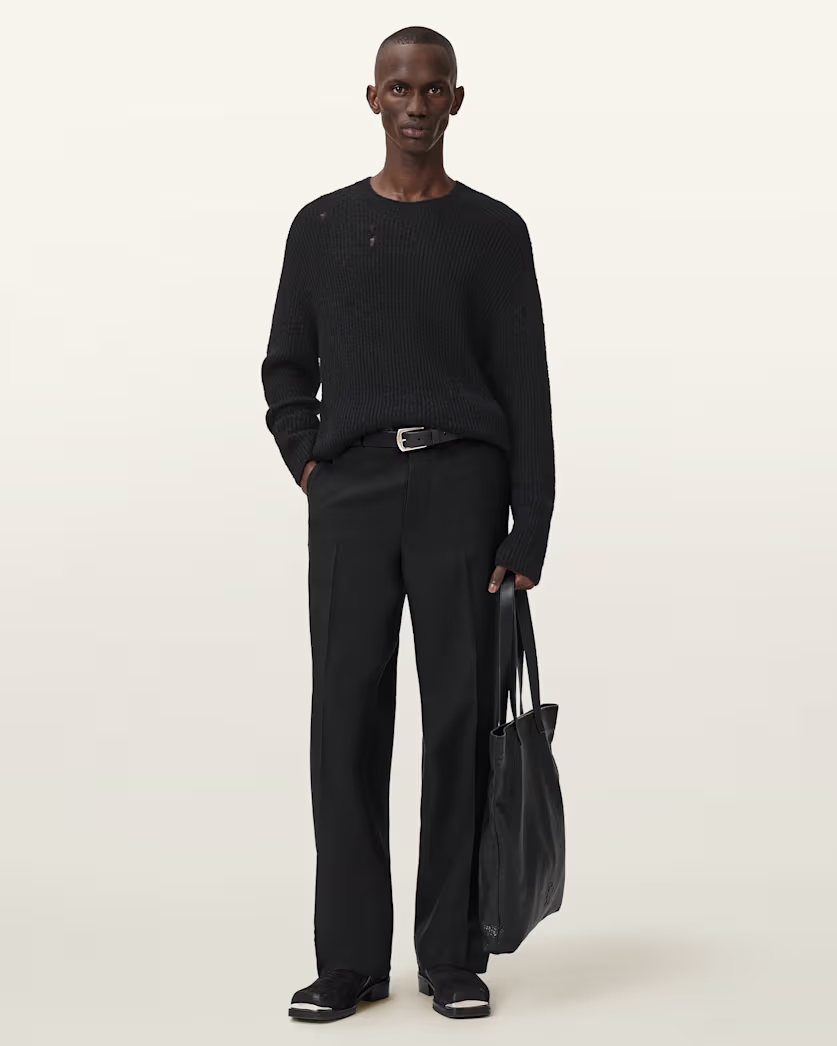 Black סוודר לגברים Degin ALLSAINTS