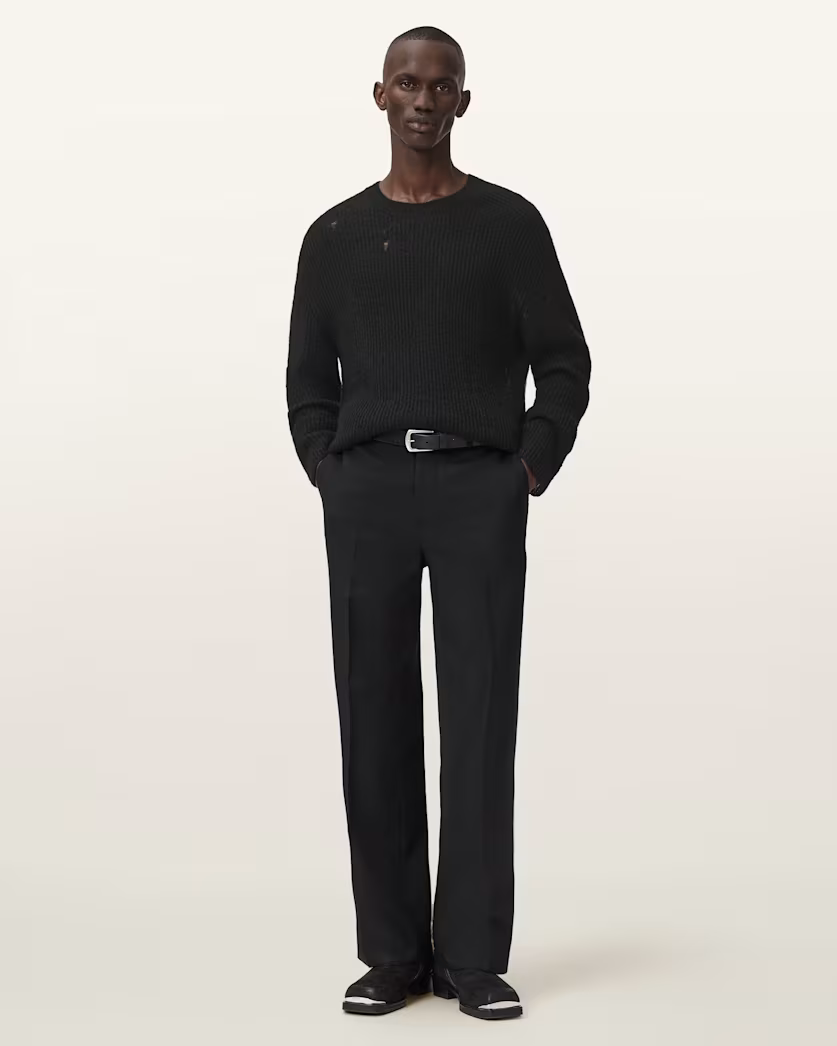 Black סוודר לגברים Degin ALLSAINTS