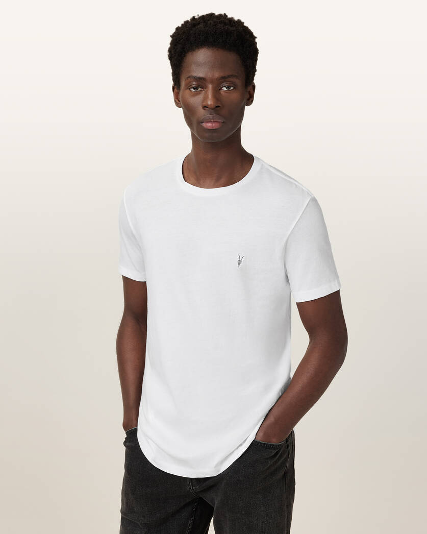 Antique White מארז 3 טי שירטים לגברים Tonic ALLSAINTS