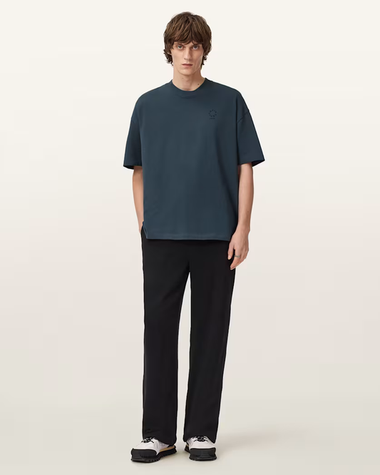 Beige טי שירט קצרה אוברסייז לגברים Haven ALLSAINTS