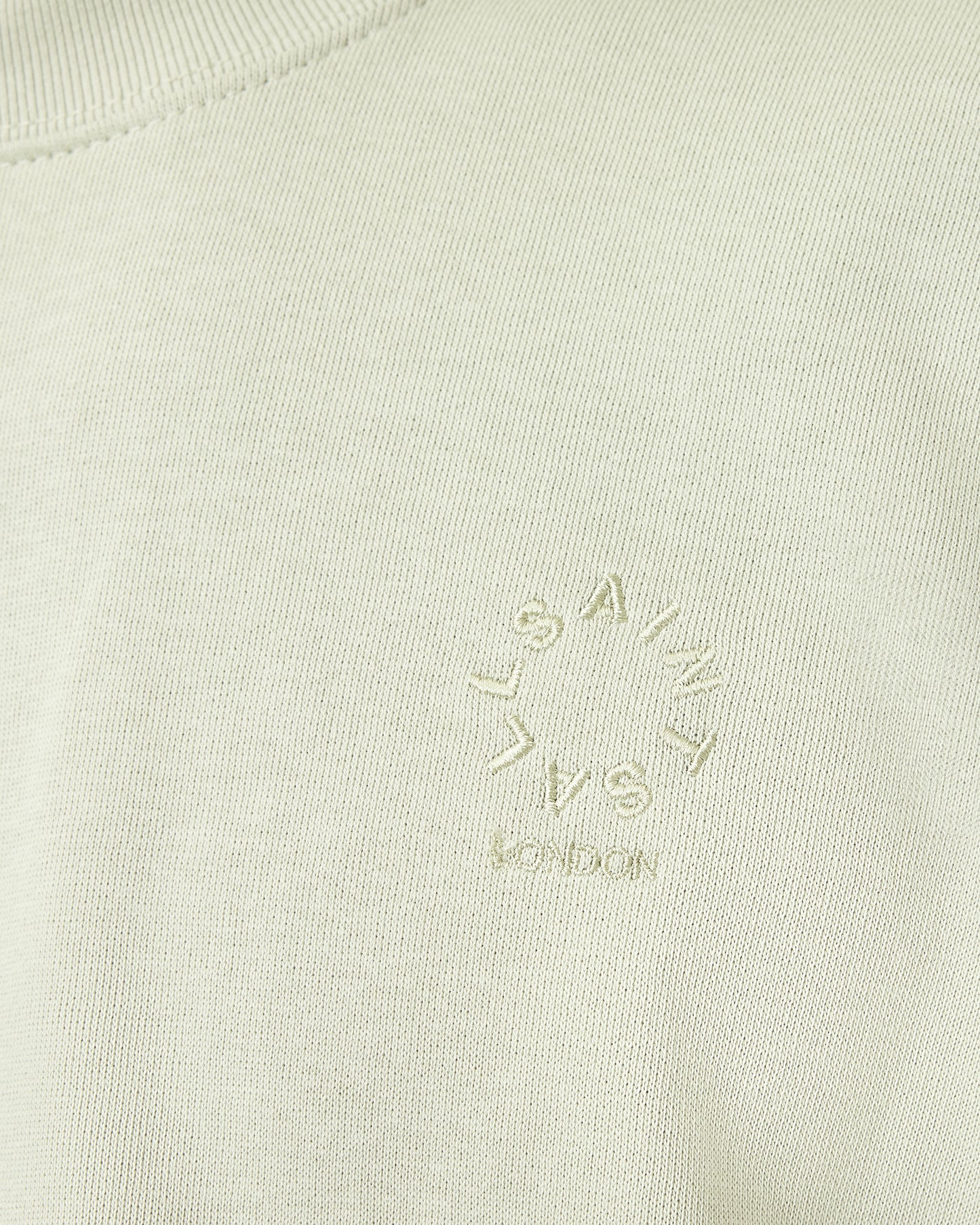 Light Gray טי שירט קצרה אוברסייז לגברים Haven ALLSAINTS