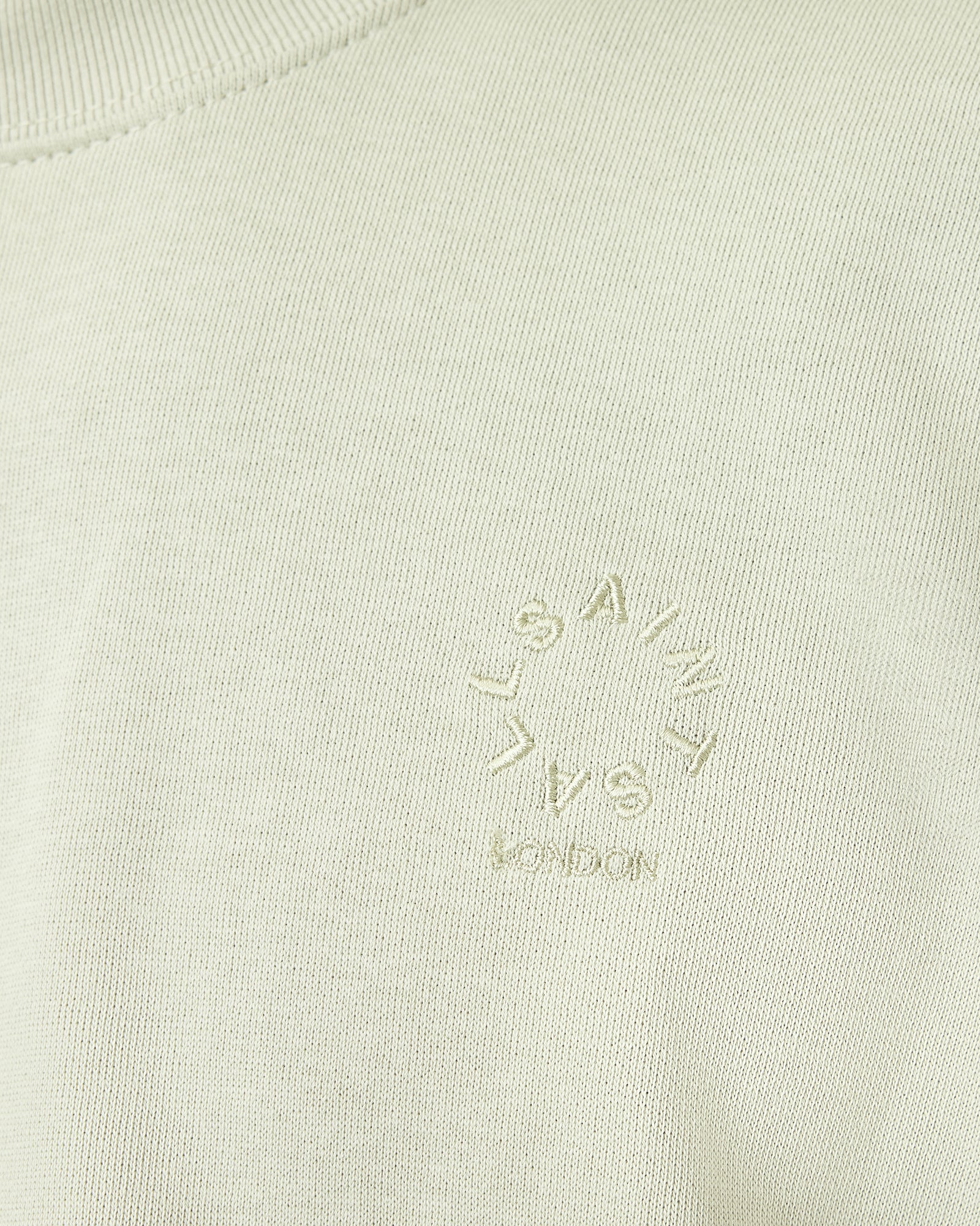 Light Gray טי שירט קצרה אוברסייז לגברים Haven ALLSAINTS