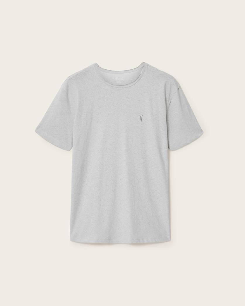 Gray טי שירט Ramskull לגברים Flax ALLSAINTS