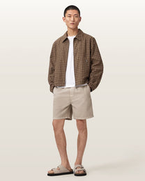 Antique White טי שירט Ramskull לגברים Flax ALLSAINTS