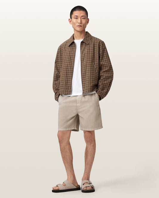 Antique White טי שירט Ramskull לגברים Flax ALLSAINTS